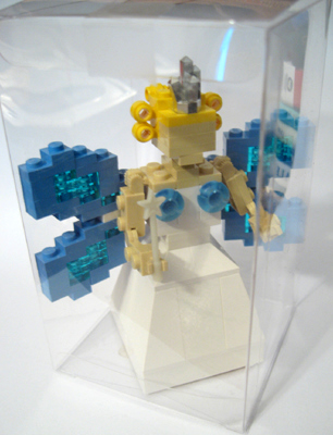 Miniland Figure in Fairy Princess Costume, Yellow Hair (Glued)