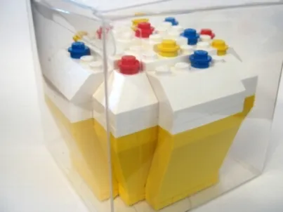 Legoland California 10th Birthday Cupcake Box (Glued Separate Base & Lid)