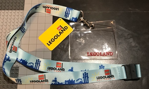 Lanyard with Sleeve and LEGOLAND California Pattern