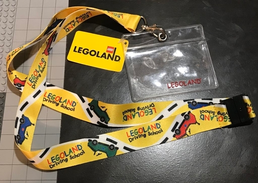 Lanyard with Sleeve and LEGOLAND Driving School Pattern