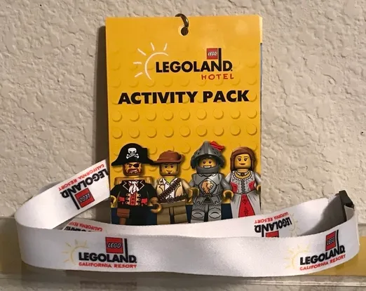 Lanyard with Activity Pack and LEGOLAND California Resort Pattern