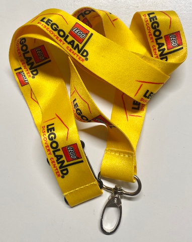 Lanyard with LEGOLAND Discovery Center Pattern