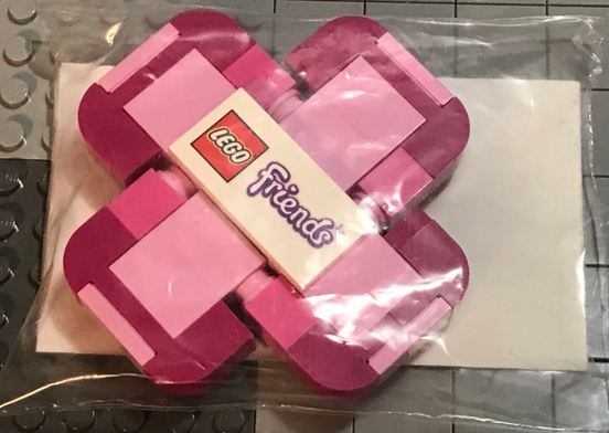 Magnet Model (Glued), LEGO Flower with LEGO Friends Tile