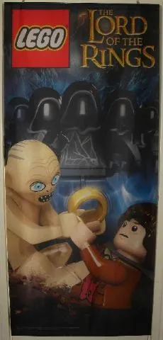 Display Flag Cloth, Lord of the Rings (Gollum and Frodo with Ring)