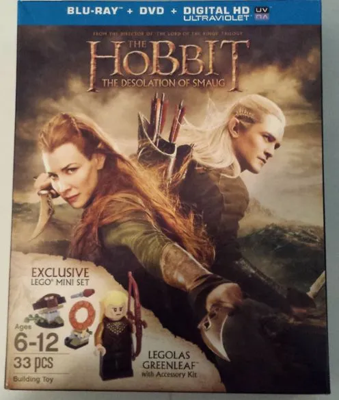 Video DVD and BD - The Hobbit - The Desolation of Smaug (Target Exclusive with Legolas Polybag)