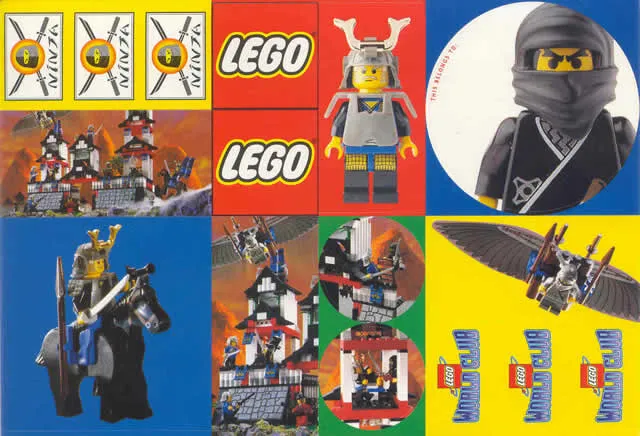Sticker Sheet, LEGO World Club - Ninja Sheet