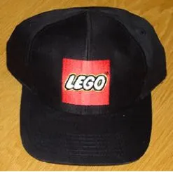 Ball Cap, LEGO Logo Pattern, Black
