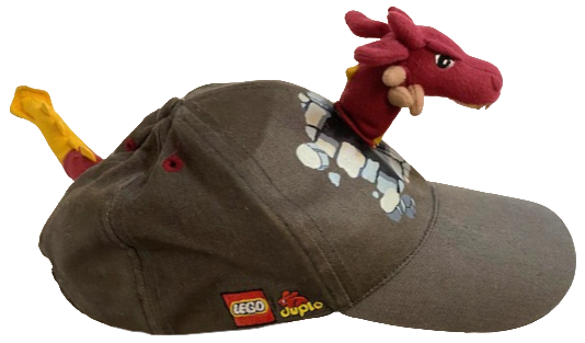 Ball Cap, DUPLO Plush Dragon Head and Tail