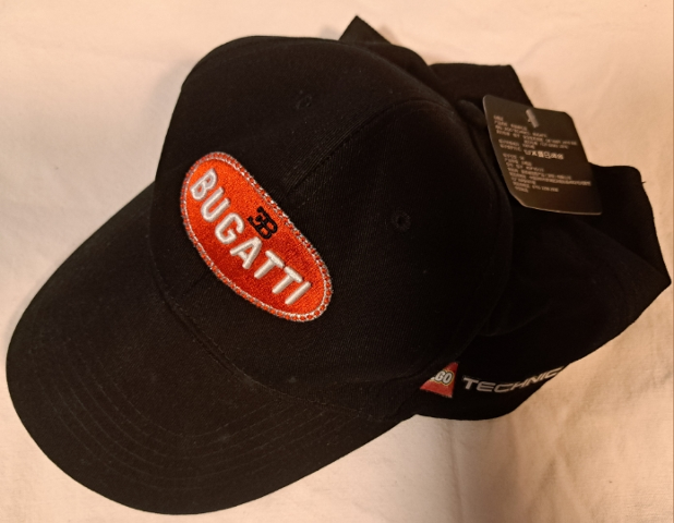 Ball Cap, LEGO Technic and Bugatti Logo