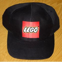 Ball Cap, LEGO Logo Pattern, Black