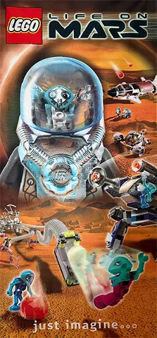 Display Flag Cloth, Life on Mars