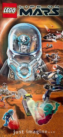 Display Flag Cloth, Life on Mars