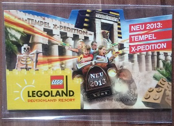 Magnet Flat, LEGOLAND Deutschland Resort - Neu 2013: Tempel X-Pedition