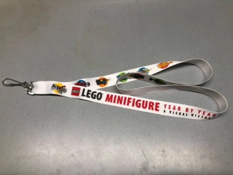 Lanyard with Minifigure Year by Year a Visual History Pattern