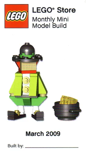 Monthly Mini Model Build Card - 2009 03 March, Leprechaun (UK, US)