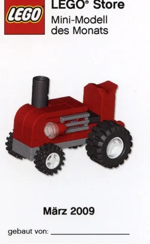Mini-Modell des Monats-Karte - 2009 03 März, Traktor