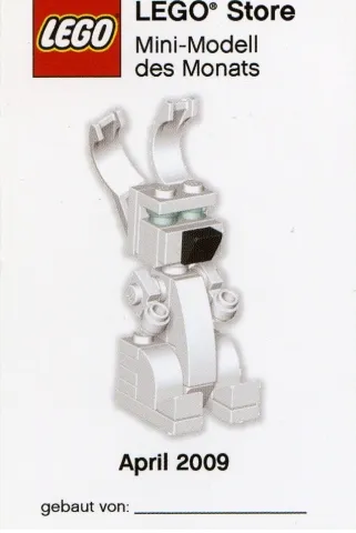 Mini-Modell des Monats-Karte - 2009 04 April, Osterhase