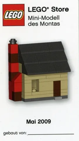 Mini-Modell des Monats-Karte - 2009 05 Mai, Ferienhaus, alternatives Modell