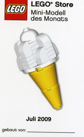 Mini-Modell des Monats-Karte - 2009 07 Juli, Eistüte