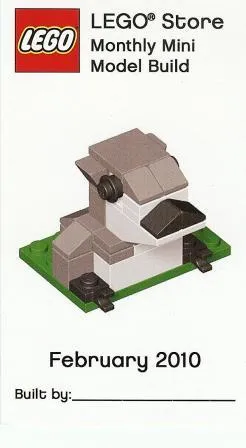 Monthly Mini Model Build Card - 2010 02 February, Groundhog (US)