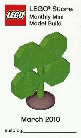 Monthly Mini Model Build Card - 2010 03 March, Shamrock (US, UK)