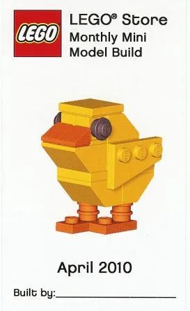 Monthly Mini Model Build Card - 2010 04 April, Chick