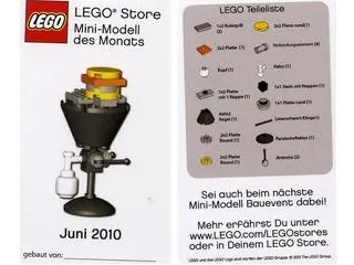 Mini-Modell des Monats-Karte - 2010 06 Juni, Grill