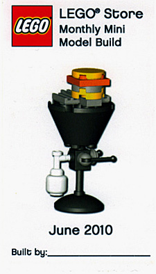 Monthly Mini Model Build Card - 2010 06 June, Grill