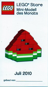 Mini-Modell des Monats-Karte - 2010 07 Juli, Wassermelone