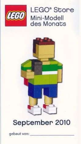 Mini-Modell des Monats-Karte - 2010 09 September, Schulkind