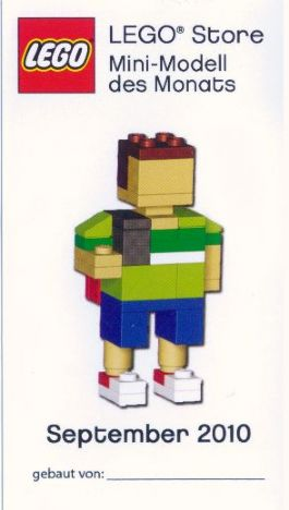 Mini-Modell des Monats-Karte - 2010 09 September, Schulkind