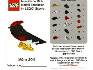 Mini-Modell des Monats-Karte - 2011 03 März, Vogel