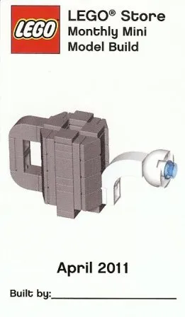 Monthly Mini Model Build Card - 2011 04 April, Watering Can