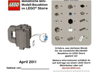 Mini-Modell des Monats-Karte - 2011 04 April, Gießkanne