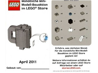 Mini-Modell des Monats-Karte - 2011 04 April, Gießkanne