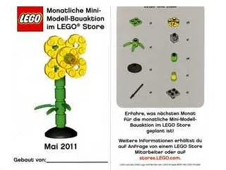Mini-Modell des Monats-Karte - 2011 05 Mai, Blume