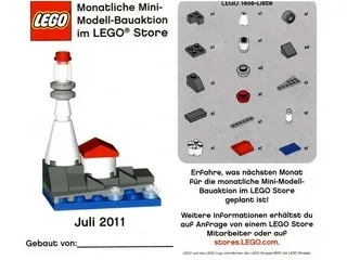 Mini-Modell des Monats-Karte - 2011 07 Juli, Leuchtturm