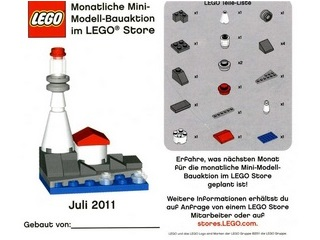 Mini-Modell des Monats-Karte - 2011 07 Juli, Leuchtturm