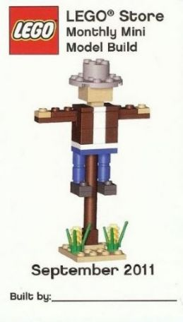 Monthly Mini Model Build Card - 2011 09 September, Scarecrow