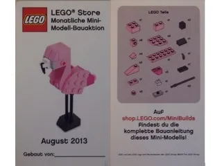 Mini-Modell des Monats-Karte - 2013 08 August, Flamingo