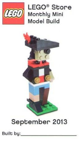Monthly Mini Model Build Card - 2013 09 September, Pirate