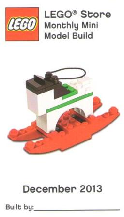 Monthly Mini Model Build Card - 2013 12 December, Rocking Horse
