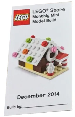 Monthly Mini Model Build Card - 2014 12 December, Gingerbread House