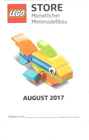Mini-Modell des Monats-Karte - 2017 08 August, Fisch