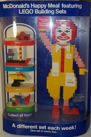 Display Assembled Model, Large Ronald McDonald in Plastic Case