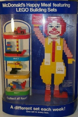 Display Assembled Model, Large Ronald McDonald in Plastic Case