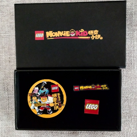 Pin, Monkie Kid Set, LEGO Logo and Minifigures