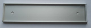 Modulex Door Name Plate Holder Case with Screw Holes (For 11 x 50 Baseplate)