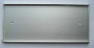 Modulex Door Name Plate Holder Case with Screw Holes (For 22 x 50 Baseplate)