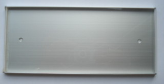 Modulex Door Name Plate Holder Case with Screw Holes (For 22 x 50 Baseplate)